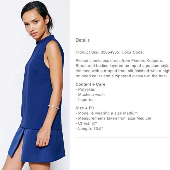 NWT Finder’s Keepers Orange Mini Dress - Picture 3 of 11